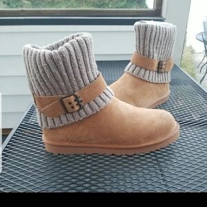 Women's UGG Australia 'Cambridge' Chestnut Sheepskin Boots Sz 11 (10032175) DISC